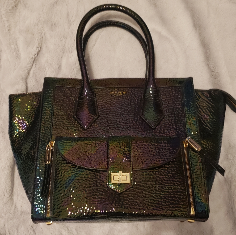 Henri Bendel Petrol Large Rivington Bag